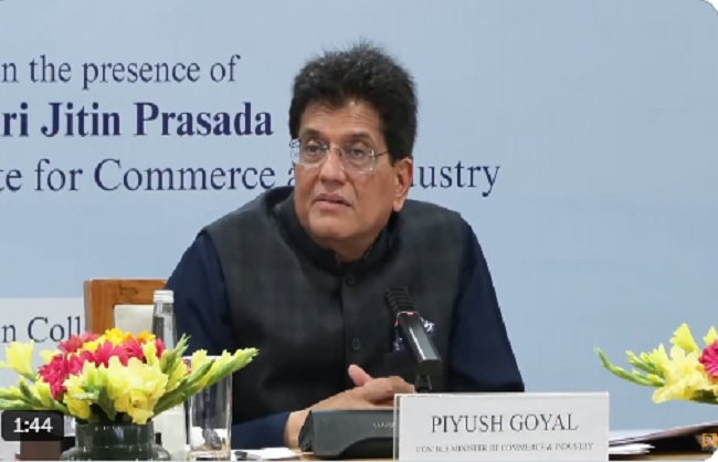 भारत-अमेरिका  व्यापार समझौता अप्रैल में लागू होने की संभावना: गोयल